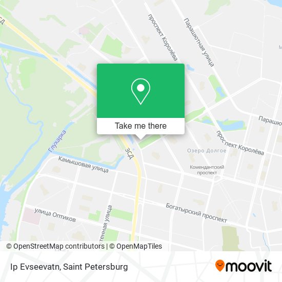 Ip Evseevatn map