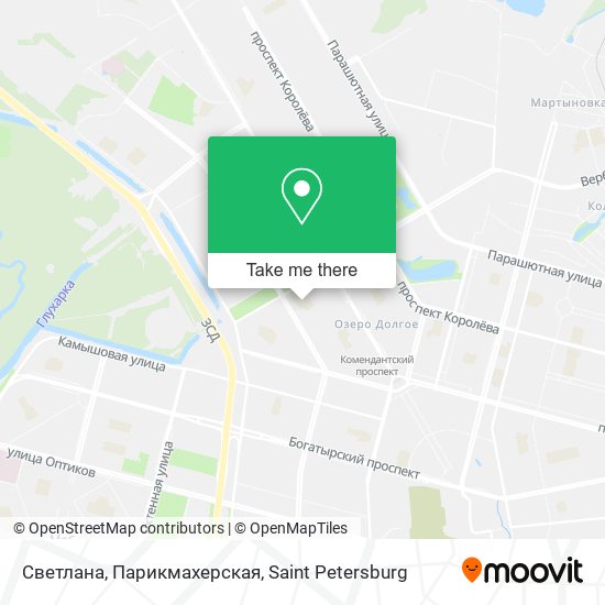 Светлана, Парикмахерская map