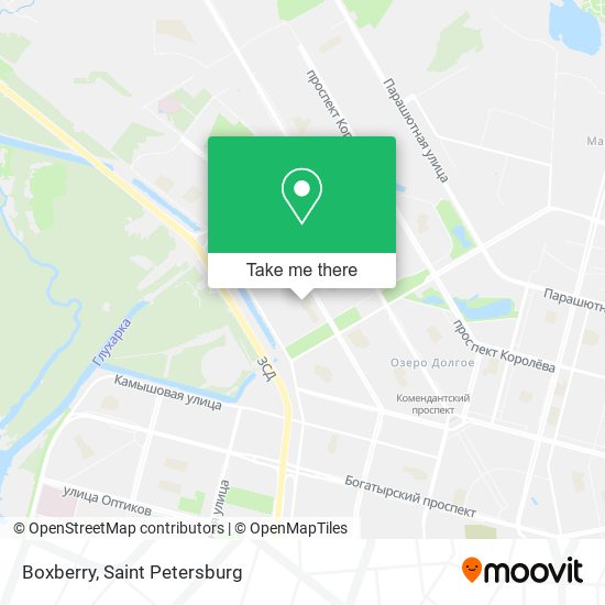 Boxberry map