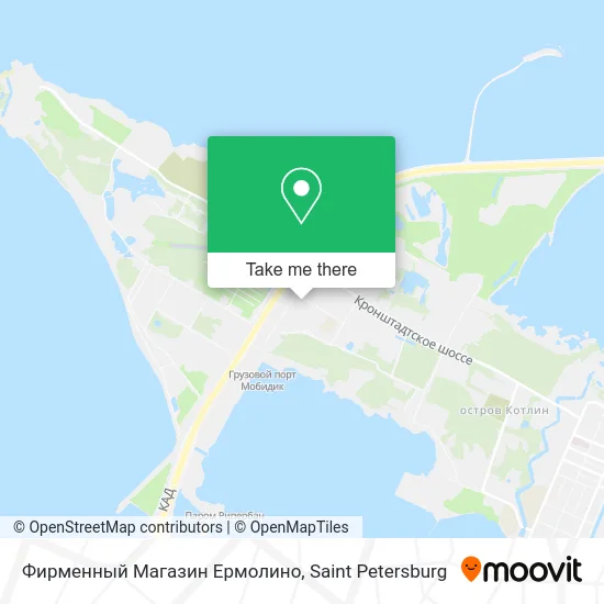 Фирменный Магазин Ермолино map