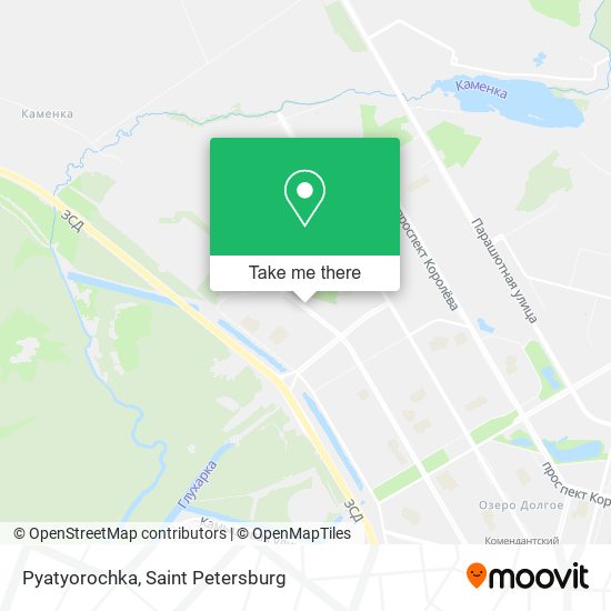 Pyatyorochka map