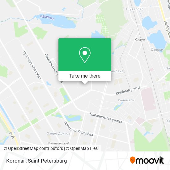 Koronail map