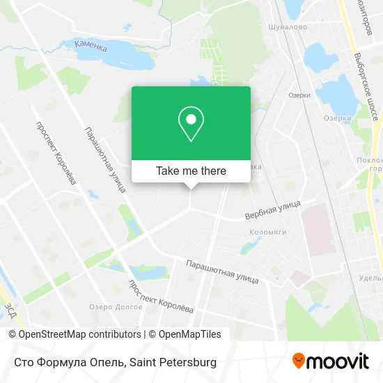 Сто Формула Опель map