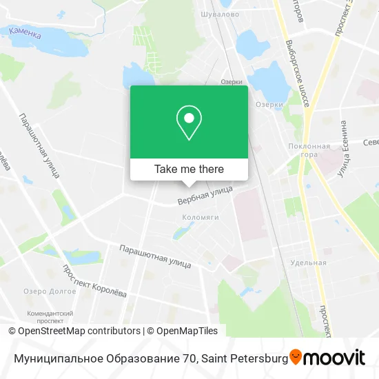 Муниципальное Образование 70 map