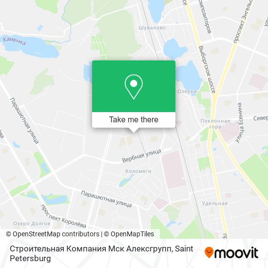 Строительная Компания Мск Алексгрупп map