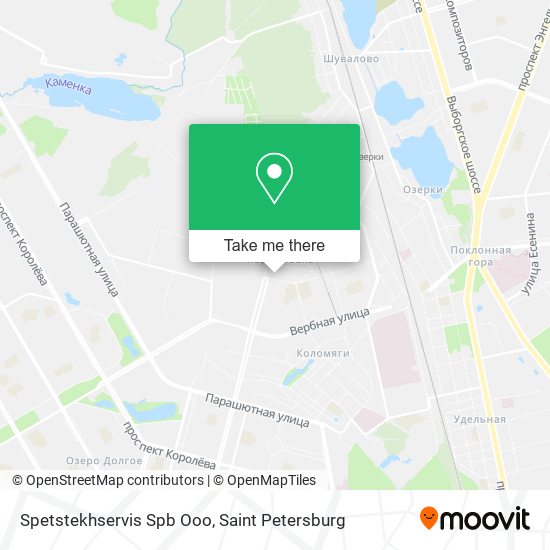Spetstekhservis Spb Ooo map