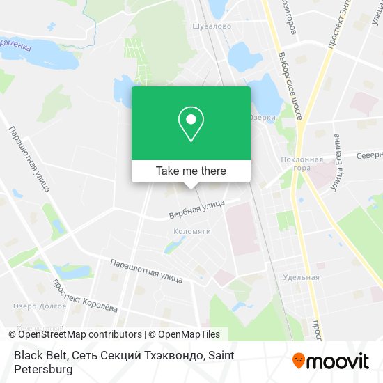 Black Belt, Сеть Секций Тхэквондо map
