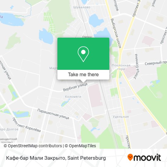 Кафе-бар Мали Закрыто map
