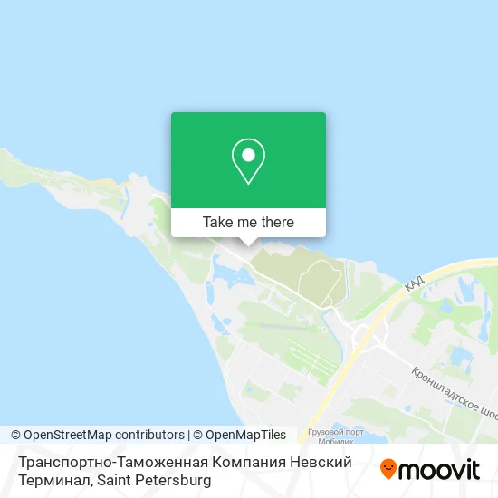 Транспортно-Таможенная Компания Невский Терминал map
