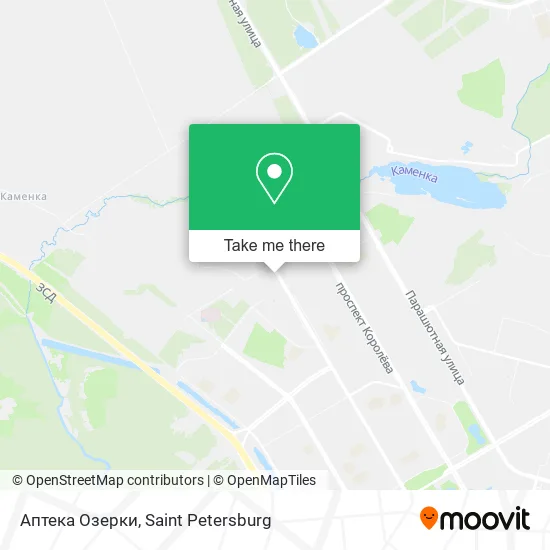 Аптека Озерки map