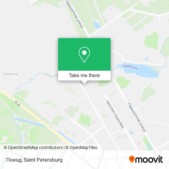 Поезд map