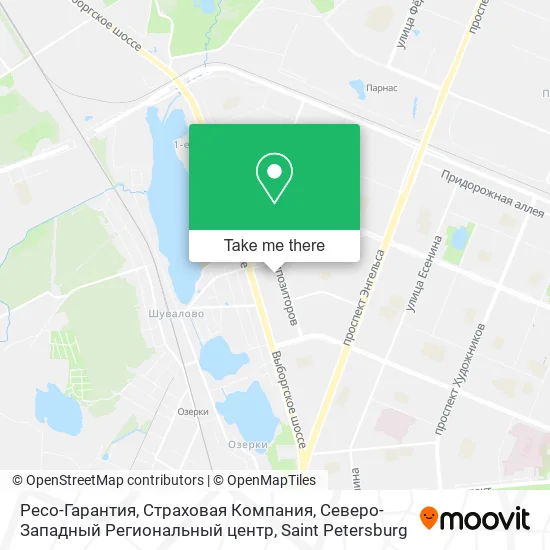 Ресо-Гарантия, Страховая Компания, Северо-Западный Региональный центр map
