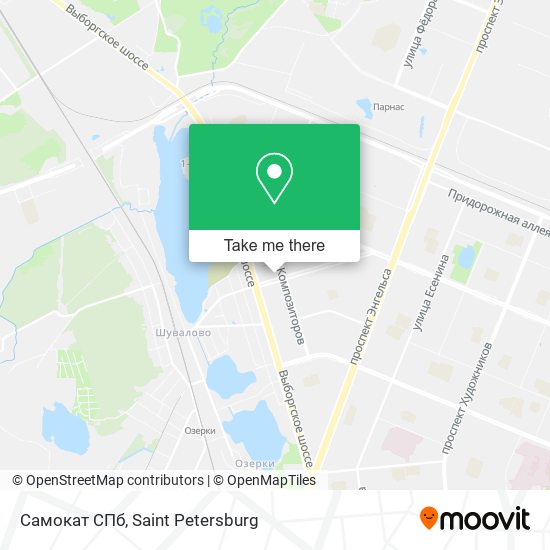 Самокат СПб map