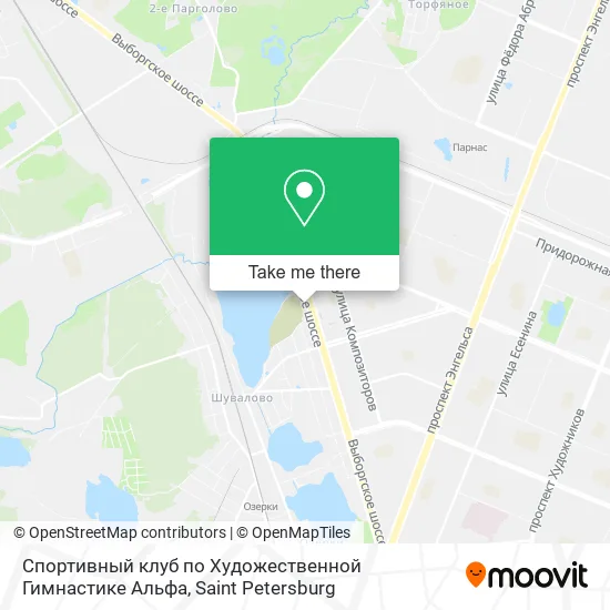 Спортивный клуб по Художественной Гимнастике Альфа map