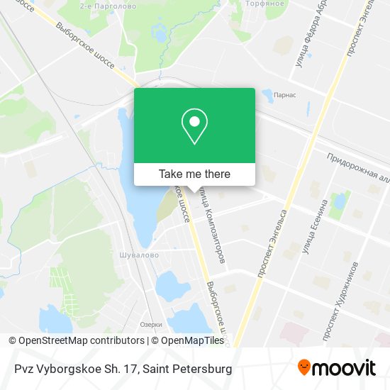 Pvz Vyborgskoe Sh. 17 map