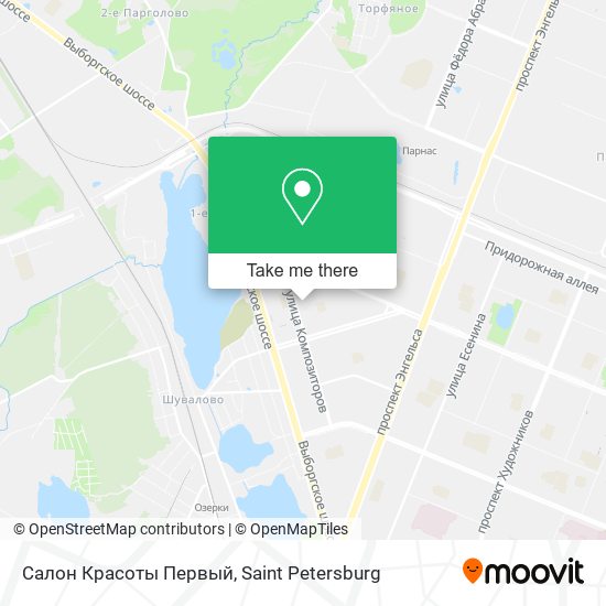 Салон Красоты Первый map