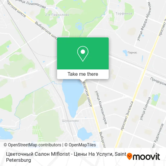 Цветочный Салон Mlflorist - Цены На Услуги map