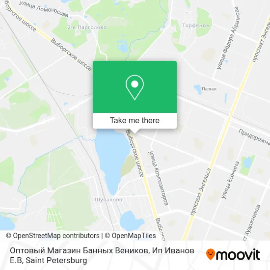 Оптовый Магазин Банных Веников, Ип Иванов Е.В map