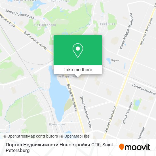 Портал Недвижимости Новостройки СПб map