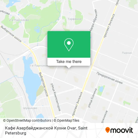 Кафе Азербайджанской Кухни Очаг map