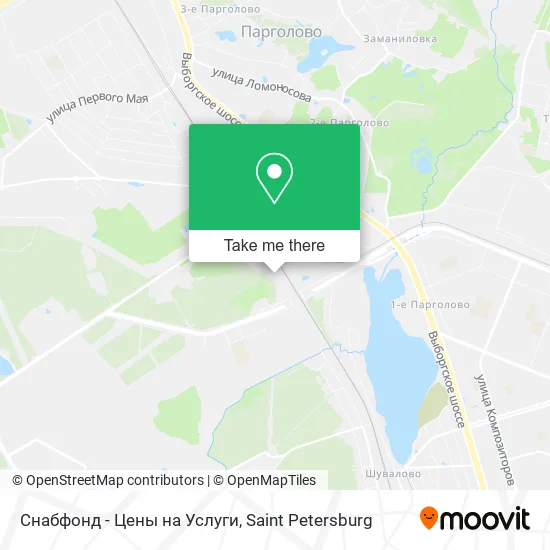 Снабфонд - Цены на Услуги map