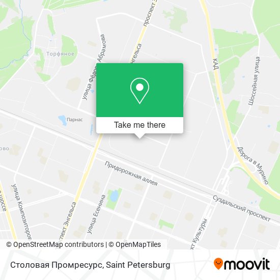 Столовая Промресурс map
