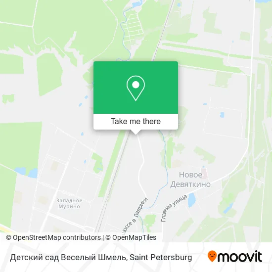 Детский сад Веселый Шмель map