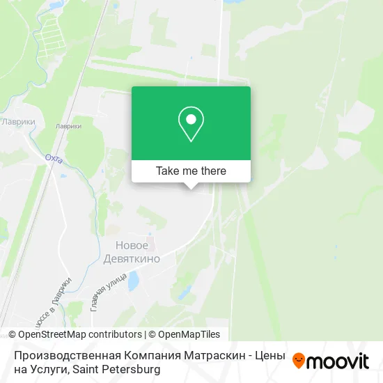 Производственная Компания Матраскин - Цены на Услуги map