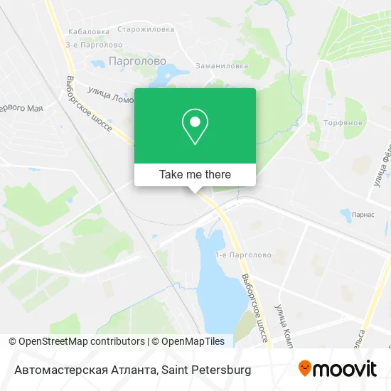 Автомастерская Атланта map