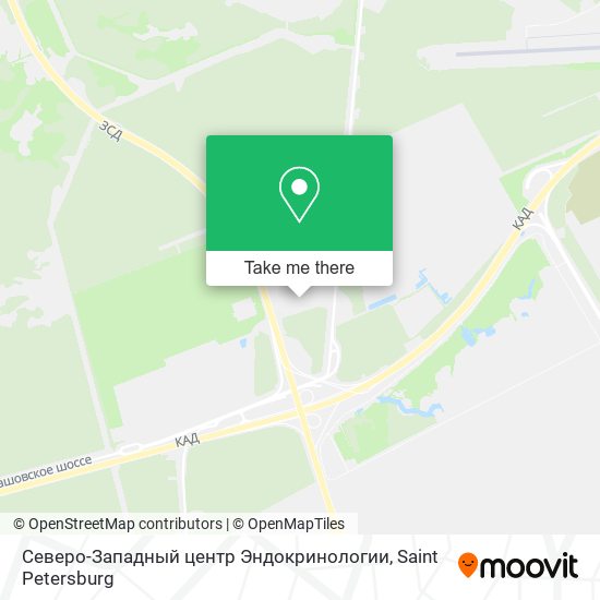 Северо-Западный центр Эндокринологии map