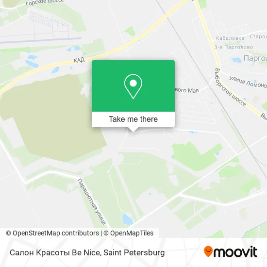 Салон Красоты Be Nice map