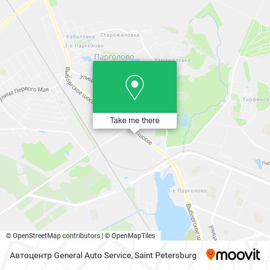 Автоцентр General Auto Service map
