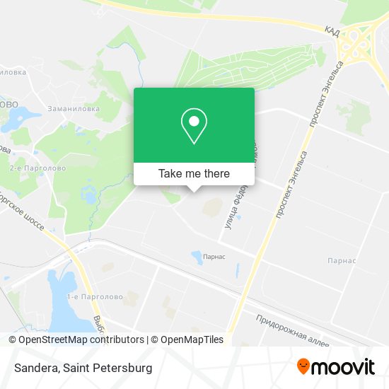 Sandera map