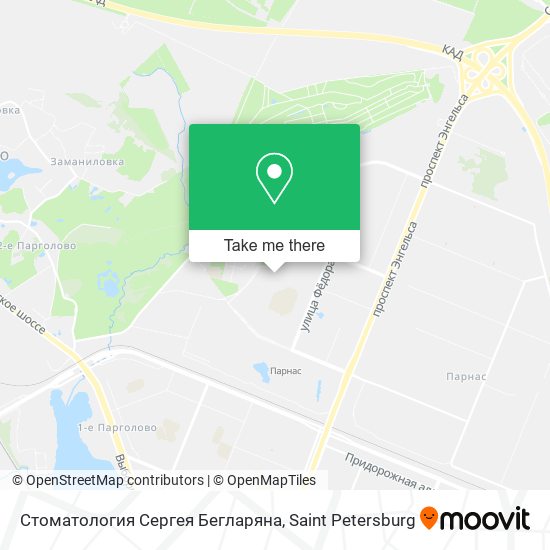 Стоматология Сергея Бегларяна map