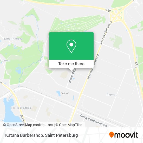 Katana Barbershop map