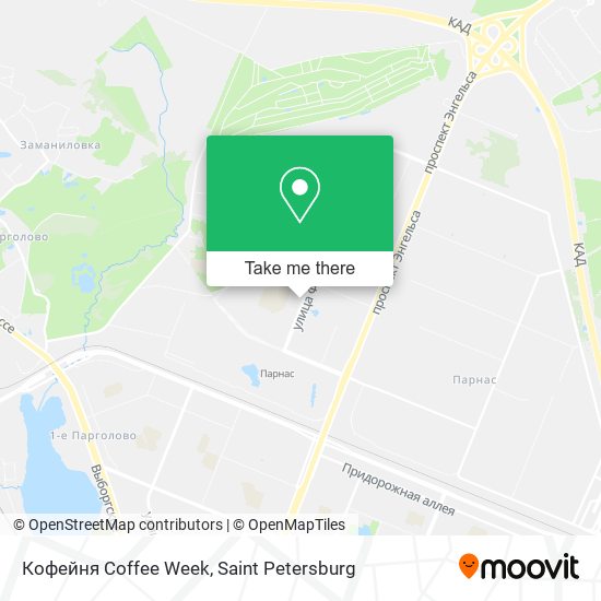 Кофейня Coffee Week map