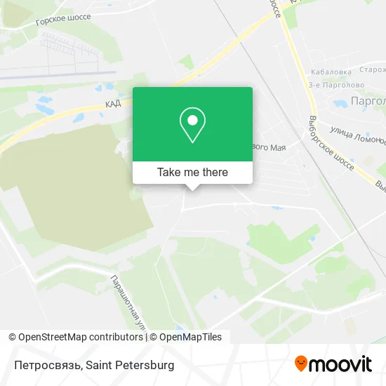 Петросвязь map