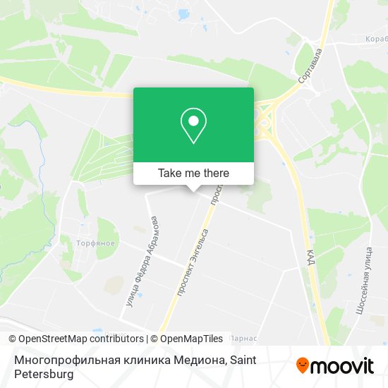 Многопрофильная клиника Медиона map