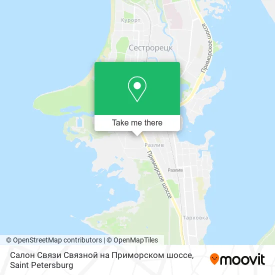 Салон Связи Связной на Приморском шоссе map