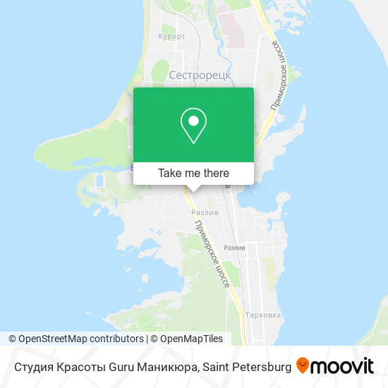 Студия Красоты Guru Маникюра map