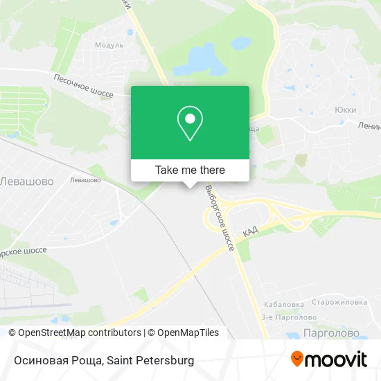 Осиновая Роща map