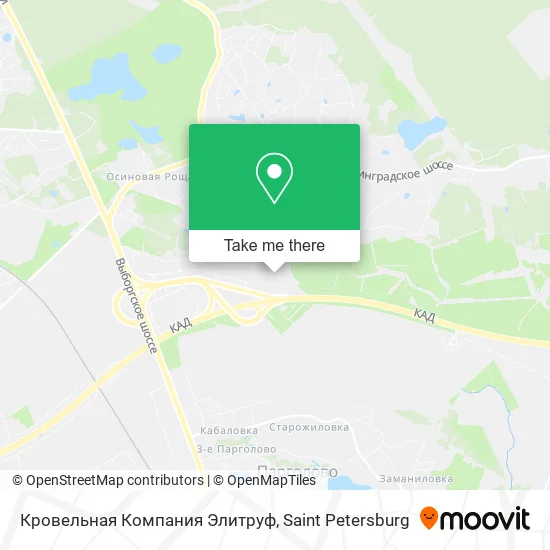 Кровельная Компания Элитруф map
