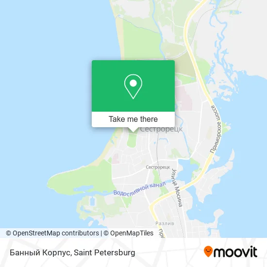 Банный Корпус map