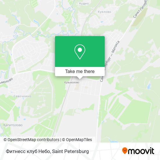 Фитнесс клуб Небо map