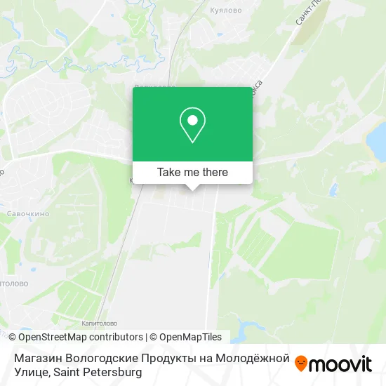 Магазин Вологодские Продукты на Молодёжной Улице map