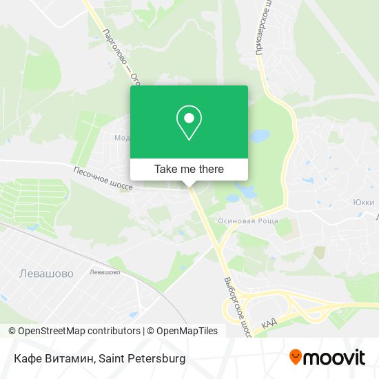 Кафе Витамин map
