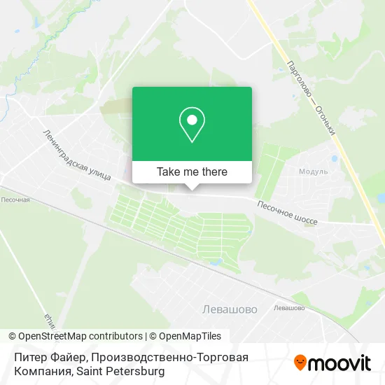 Питер Файер, Производственно-Торговая Компания map