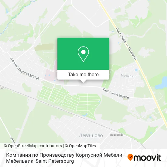 Компания по Производству Корпусной Мебели Мебельвик map