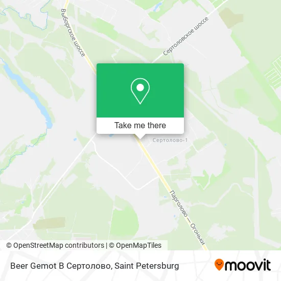 Beer Gemot В Сертолово map