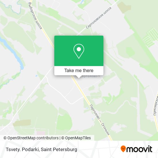 Tsvety. Podarki map